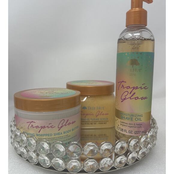 3~Piece Tree Hut Tropic Glow Firming Whipped Shea Butter, Sugar Scrub & Oil - Picture 2 of 4